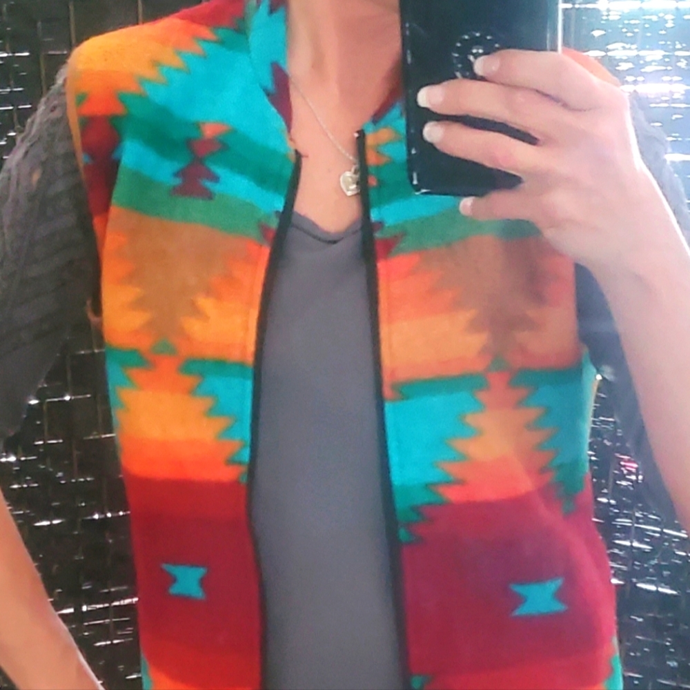 Southwest Fleece Vest